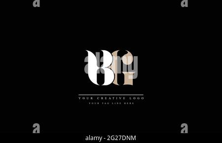 abstract vector logo monogram template Stock Vector