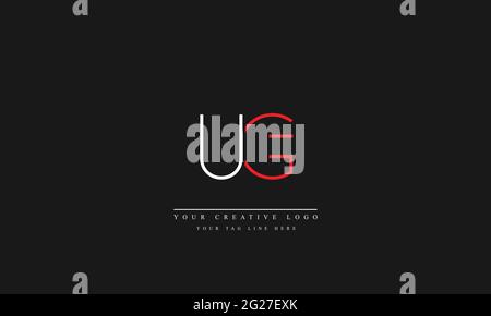 UG GU U G abstract vector logo monogram template Stock Vector