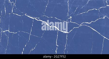 bluish color polished finish with white natural veins natural texture high resolution marble design Stock Photo