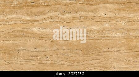 brown color background travertine marble design with natural veins Stock Photo