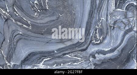 bluish color polished finish stone effect natural marble design texture Stock Photo