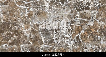 brown color background with original marble veins design with polished