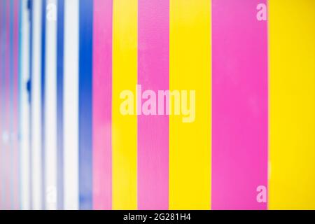 Wooden background with made of colored parts. Stock Photo