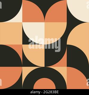 Geometry minimalist wall art with simple shape background. Abstract minimal pattern design for poster, web banner, presentation, package. Stock Vector