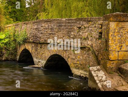 Bridge Over The River Coln Stock Photo