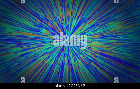 Poster with concentric rays. Sport background. Explosion backdrop. Vector background Stock Vector