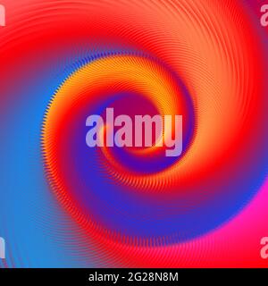 Poster with spiral. Vector bright abstract fluid background Stock Vector