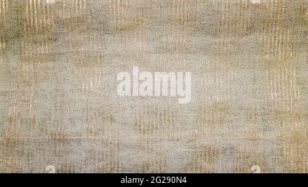 Brown, gray and gold dirty concrete wall plaster texture. Decorative paint for walls or grunge style background. Decorative plaster. Stock Photo