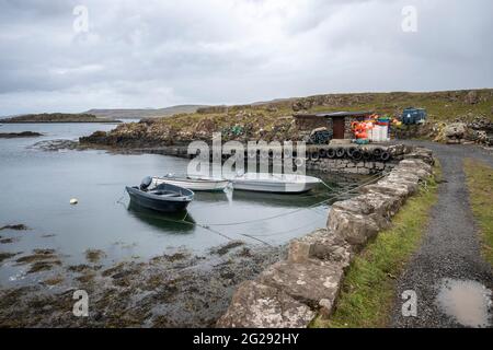 Croig harbour on the Isle of Mull Stock Photo