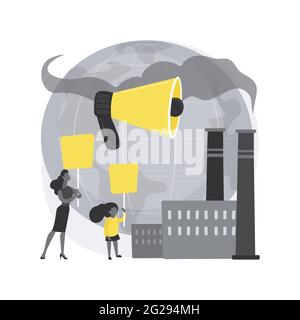 Eco-shaming abstract concept vector illustration Stock Vector Image