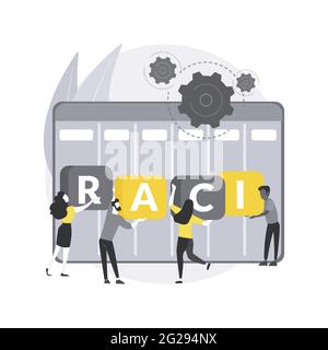 RACI matrix abstract concept vector illustration Stock Vector Image ...