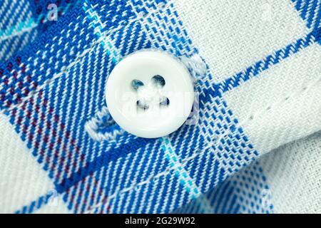 White shirt button texture background, fashion cloth clothes dress photo Stock Photo