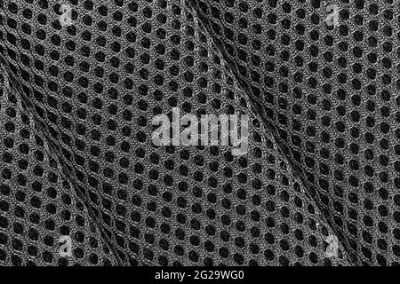 Fabric nylon background, black texture for backpacks high resolution Stock Photo