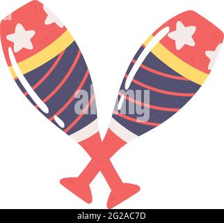 juggling clubs circus Stock Vector