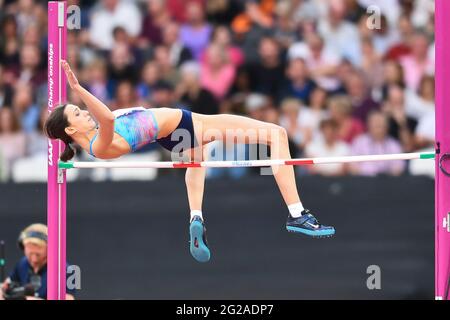 Mariya Lasitskene (Russia) - High Jump Women, Gold Medal. IAAF World Championships London 2017 Stock Photo