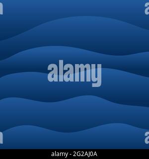 Abstract background of summer in blue, curve, gradation 090 Stock Vector