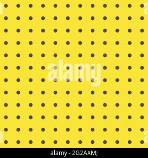 Peg board perforated texture background material with round holes seamless pattern board vector illustration. Wall structure for working bench tools. Stock Vector