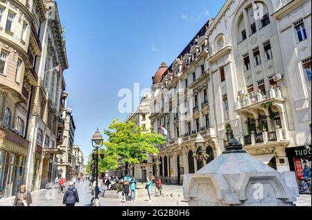 Belgrade landmarks, HDR Image Stock Photo