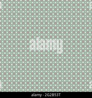 Abstract Cross-Pattern Dotted generative computational art illustration Stock Vector