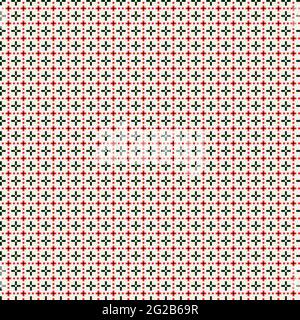 Abstract Cross-Pattern Dotted generative computational art illustration Stock Vector