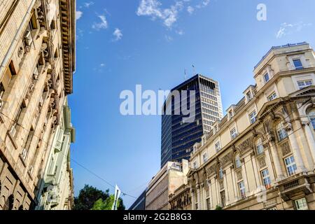 Belgrade landmarks, HDR Image Stock Photo