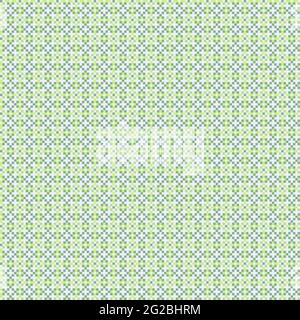Abstract Cross-Pattern Dotted generative computational art illustration Stock Vector