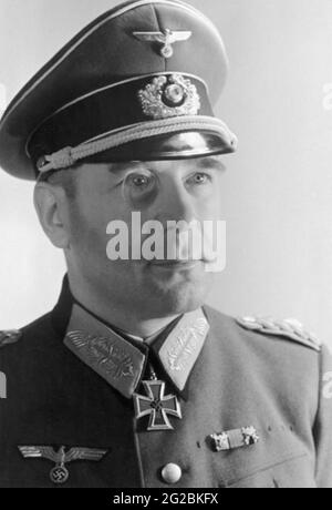 HANS KREBS (1898-1945) German Army infantry commander who committed suicide in the Führerbunker on 2 May 1945 Stock Photo