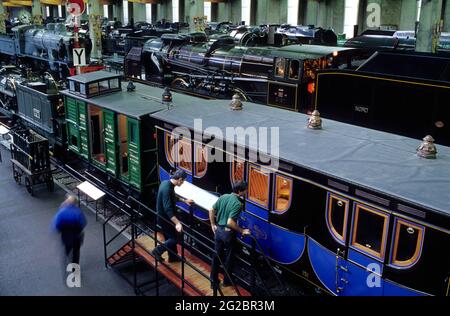 FRANCE. HAUT-RHIN (68) CITY OF MULHOUSE. CITE DU TRAIN (FRENCH RAILWAY MUSEUM) Stock Photo