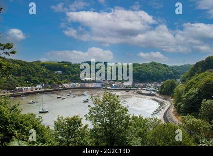 Fishguard  bay  tourist  destination  Pembrokeshire Stock Photo