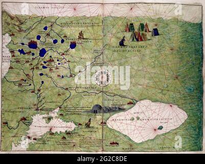 Grand Duchy of Moscow Map, Moscovia Map, Map of Moscovia, Muscovite ...