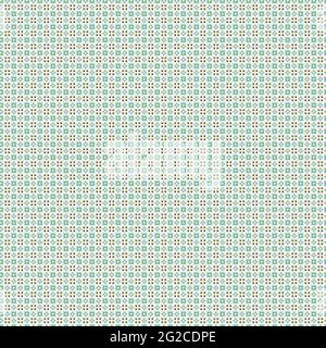 Abstract Cross-Pattern Dotted generative computational art illustration Stock Vector