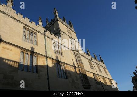 Oxford City Centre, Oxford University a day visiting Trinity Collage,Oxford Attractions. Stock Photo