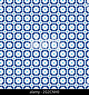 Abstract Cross-Pattern Dotted generative computational art illustration Stock Vector