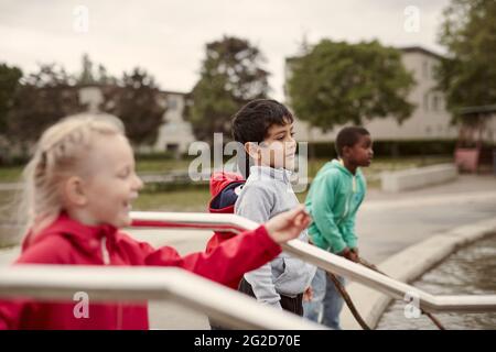 Boy looking away Stock Photo