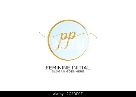 GM handwriting logo with circle template vector logo of initial wedding,  fashion, floral and botanical with creative template Stock Vector Image &  Art - Alamy