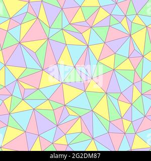 Geometric Triangle Pattern - Spring Color Palette - Stationery Cards by  PELAXY