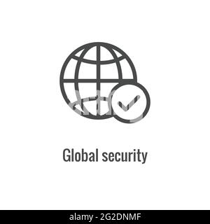 Certified Ethical Hacking icon showing security or hacking idea Stock Vector
