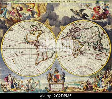 World Map, Old World Map, Retro World Map, Vintage World Map, Retro Map, Vintage Map, World Map Poster, Ancient World Map, Old Print, Earth Map, World Stock Photo