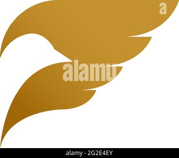 Bird dove icon logo design template illustration vector Stock Vector
