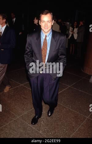 Kevin Spacey at the Glengarry Glen Ross Los Angeles Premiere on September 29, 1992.  Credit: Ralph Dominguez/MediaPunch Stock Photo