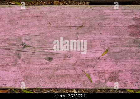 Texture of old wooden boards with peeling paint background Stock Photo