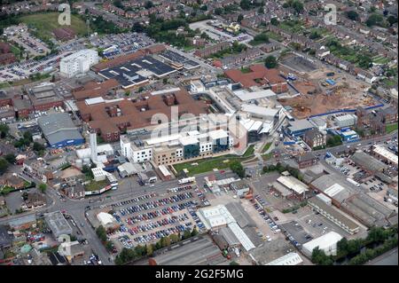 Aerial view of Sandwell General Hospital West Bromwich Sandwell Uk Stock Photo