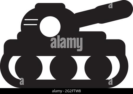 Tank weapon logo design vector template Stock Vector
