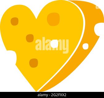 Cheese slice logo design vector template Stock Vector