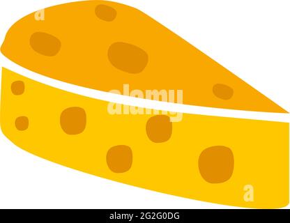 Cheese slice logo design vector template Stock Vector