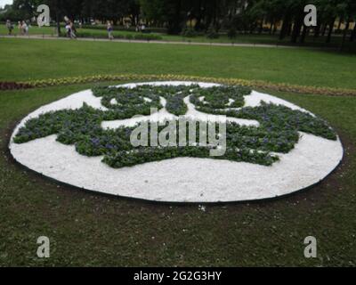 Flower Festival With Its Installations Is Set For Russian National Day On 12 June 21 St Petersburg Russia Stock Photo Alamy