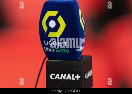 File photo - Illustration picture of Canal + and Ligue 1 Uber Eats 