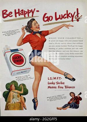 cigarette ads in magazines Big Tobacco the Big Apple: Published in New York City The Center for the Study of Tobacco and Society LIFE Magazine - Framed Original