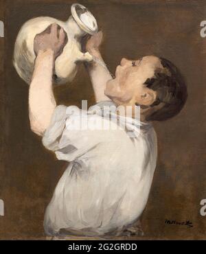 Edouard Manet -  Boy with Pitcher La Rgalade Stock Photo