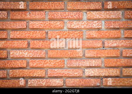 Weathered old brick wall background Stock Photo